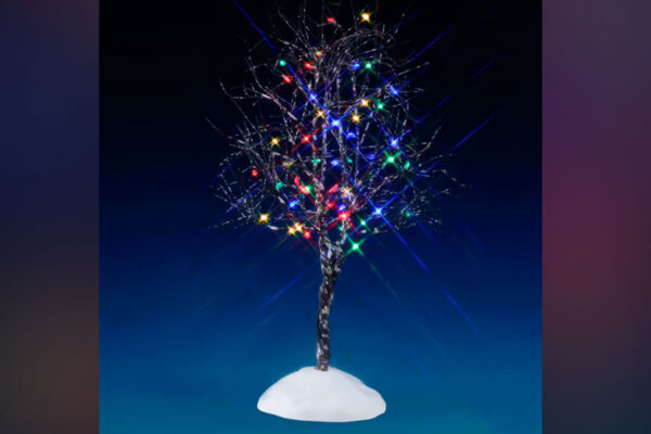 Árbol nogal con luces Lemax